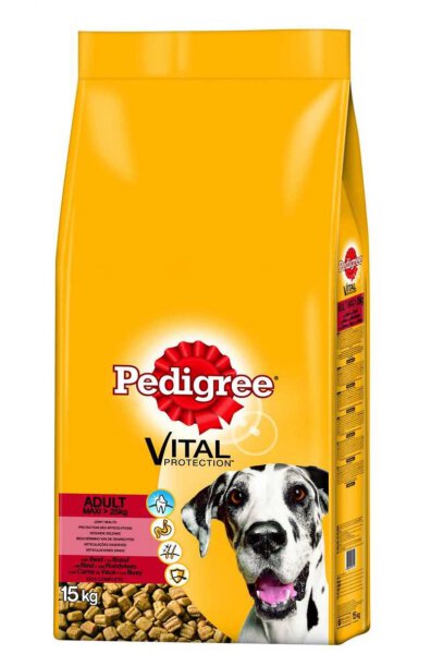 Pedigree Adult Maxi mit Rind 15 KG