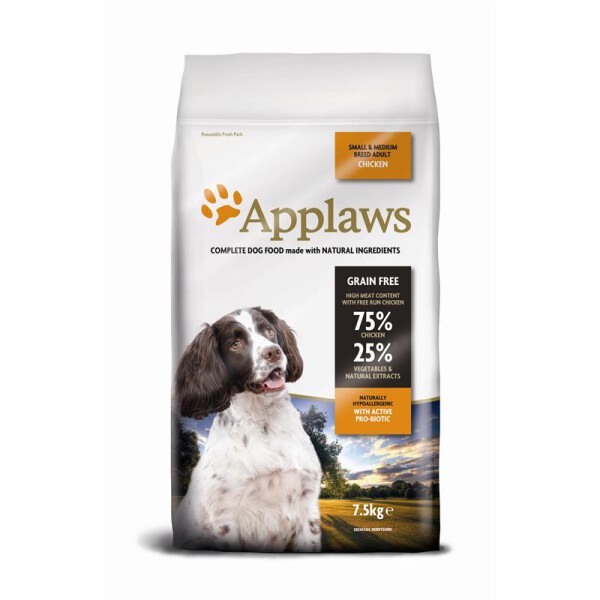 Applaws Adult Small & Medium Breed Huhn 7,5kg