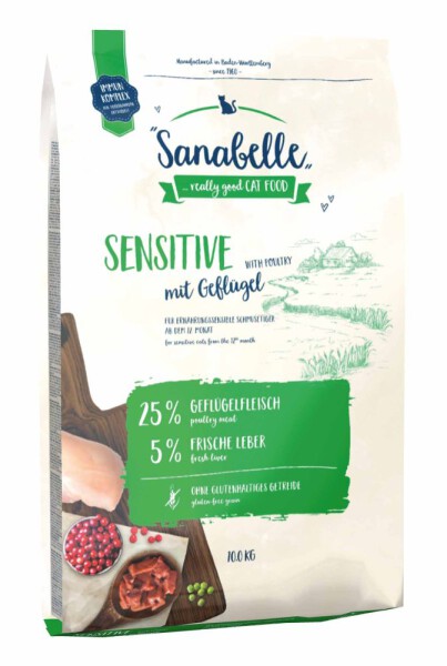 Sanabelle Sensitive mit Geflügel 10 KG