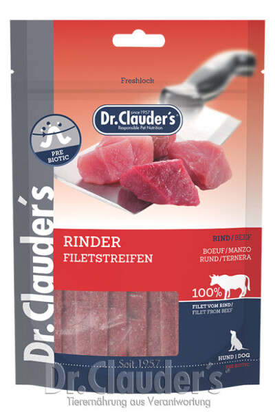 Dr. Clauders Rinderfiletstreifen 10 x 80g