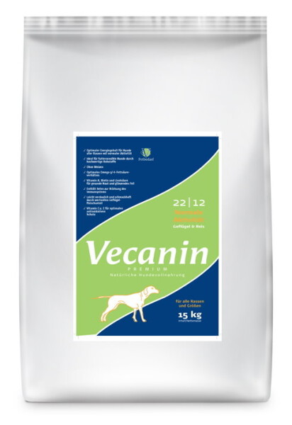 Vecanin Premium normale Aktivit&auml;t Gefl&uuml;gel & Reis 22/12 - 14 kg
