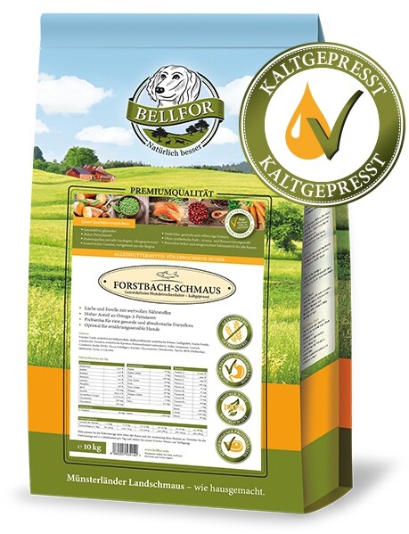 Bellfor Forstbach Schmaus 4kg - getreidefrei kaltgepresst