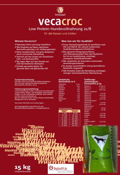 Vecacroc Low Protein 14 Kg