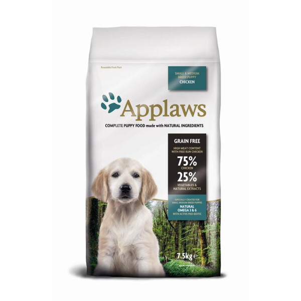 Applaws Puppy small/medium Breed Huhn 7,5kg