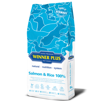 WINNER PLUS Salmon & Rice 100% 18 kg