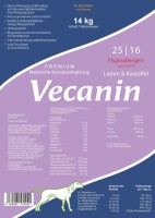 Vecanin Premium Hypoallergen Lamm & Kartoffel 25/16 -...